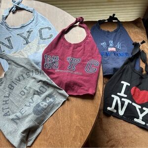 New York halter top bundle (089)